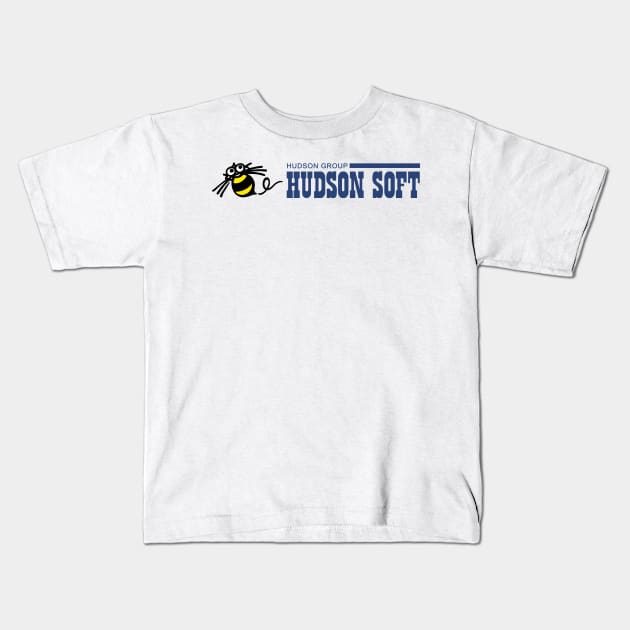 Hudson Soft and Hachisuke Kids T-Shirt by Wayback Oldskool